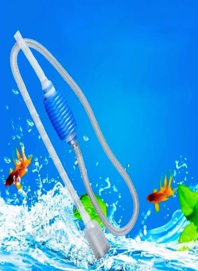 VAYINATO® Blue Fish Tank Water Changer Aquarium Syphon 1.5 M Aquarium Maintance Tools by Petzlifeworld - Image 1
